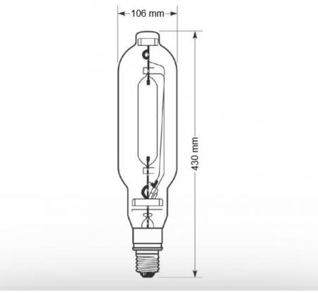 Radium HRI-T 2000W 205000 lm 4300K neutralweiß E40 klar – Art.-Nr. 32416650