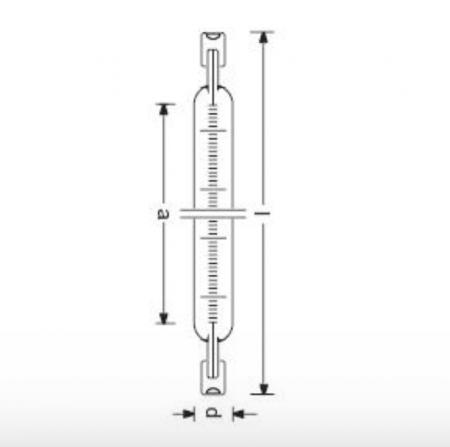Radium Ralotherm Infrarotstrahler R7s 500W 235V 2350K 250mm regelbar, Art.-Nr. 24317340