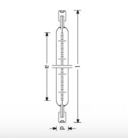 Radium Ralotherm Infrarotstrahler R7s 1000W 235V 2350K 333mm regelbar, Art.-Nr. 24317333