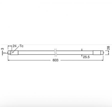 Radium LED Star T8-RetroFit HF 7,5W wie 18W 1000lm 3000K warmweiß G13 190° für EVG 600mm – Art.-Nr. 43719731