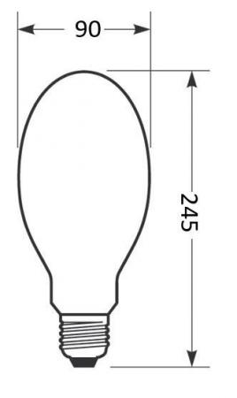 Radium LED HPM-Retrofit RL-HRL80 840/F/E27 EM LED-Lampe 24W 4000K Neutralweiß