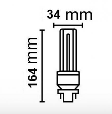 Radium LED Essence Duo/E RL-DUO/E26 840/G24q-3 HF LED-Kompaktlampe G24q-3 10W 4000K Neutralweiß