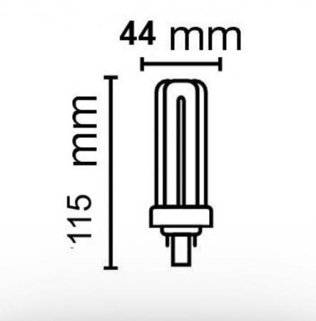 Radium LED Essence Trio/E RL-TRIO/E18 840/GX24q-2 HF LED-Kompaktlampe GX24q-2 7W 4000K Neutralweiß EVG