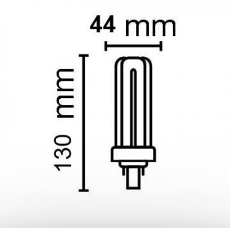 Radium LED Essence Trio/E RL-TRIO/E26 840/GX24q-3 HF LED-Kompaktlampe GX24q-3 10W 4000K Neutralweiß  EVG