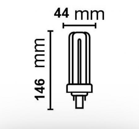 Radium LED Essence Trio/E RL-TRIO/E32 840/GX24q-3 HF LED-Kompaktlampe GX24q-3 16W 4000K Neutralweiß  EVG