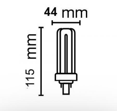Radium LED EssenceTrio 7W wie 18W 850lm 4000K neutralweiß GX24d/GX24q 280° KVG 230V nicht dimmbar – Art.-Nr. 43620636