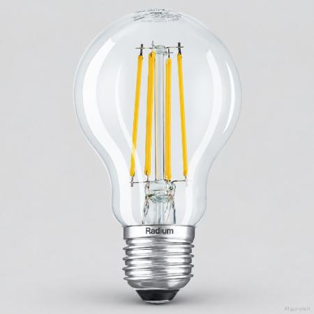 Radium LED Essence Klassik A Filament 5,9W wie 60W E27 806lm 2700K warmweiß klar