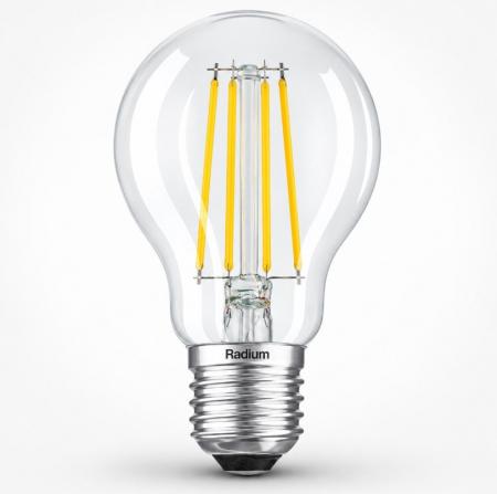 Radium LED Essence Klassik A Filament 7,8W wie 75W 1055lm 2700K E27 Warmweiß 330° klar