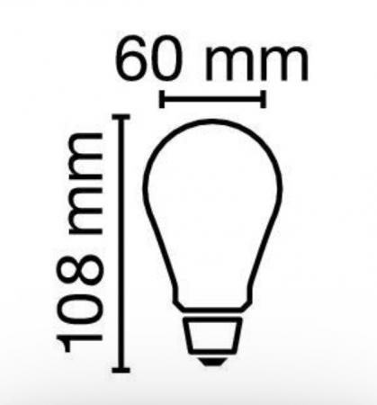 Radium LED Star Klassik A 7,8W wie 75W E27 1055lm 2700K warmweiß matt dimmbar