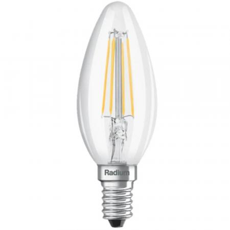 Radium LED Essence Kerzenform Filament 6,5W wie 60W 806lm 2700K E14 Warmweiß 330° klar