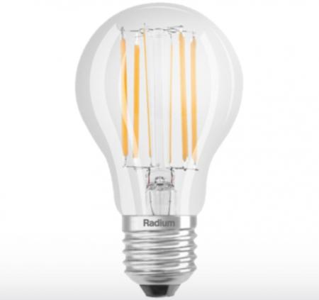 Radium LED Essence Klassik A Filament 10,5W wie 100W, 1521lm, 2700K warmweiß, E27, klar, 330°, nicht dimmbar, Art.-Nr. 44120801