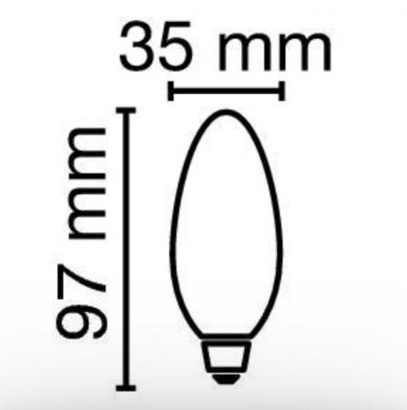 Radium LED Essence Kerzenform matt 2,2W wie 25W 250lm 2700K warmweiß 330° E14, Art.-Nr. 43820804