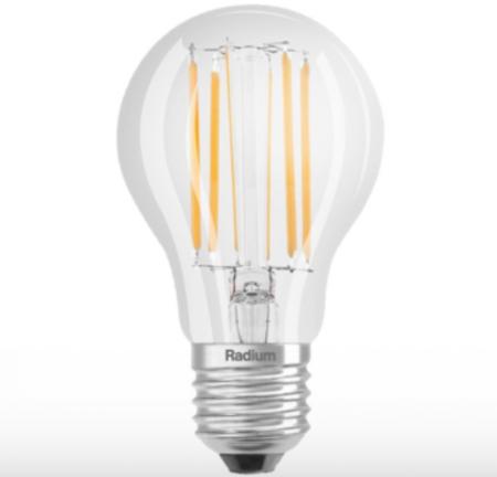 Radium LED Star Klassik A Filament 11W wie 100W 1521lm 2700K warmweiß E27 330° dimmbar – Art. 44120856
