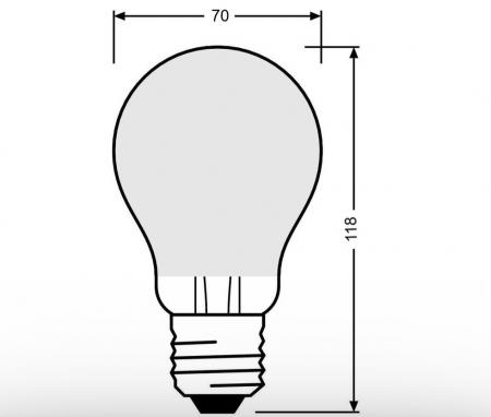 Radium LED Essence Klassik A matt 18W wie 150W 2450lm 3000K warmweiß E27 330° – Art. 44120871