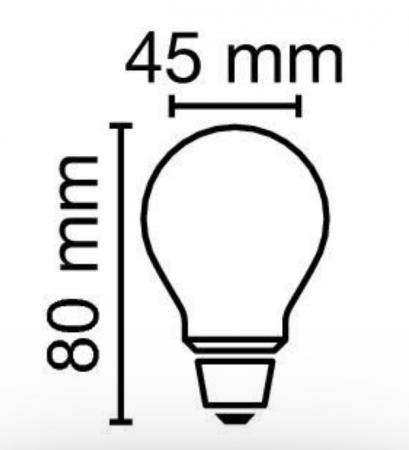 Radium LED Star Tropfenform 5,9W wie 60W 806lm 3000K warmweiß E14 300° dimmbar – Art.-Nr. 44120878