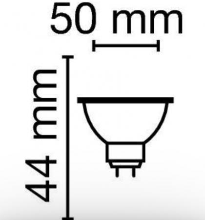 Radium LED Star 12V-RetroFit MR16 6,8W wie 50W 621lm 4000K neutralweiß 36° dimmbar GU5.3, Art.-Nr. 43925235