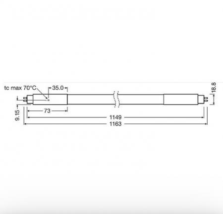 Radium LED Star T5-RetroFit AC 16W wie 28W 2400lm 4000K neutralweiß G5 1150mm 230V