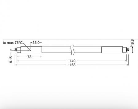 Radium LED Star T5-RetroFit AC 26W wie 54W 4000lm 4000K neutralweiß 210° G5 1149mm 230V, Art.-Nr. 44026834