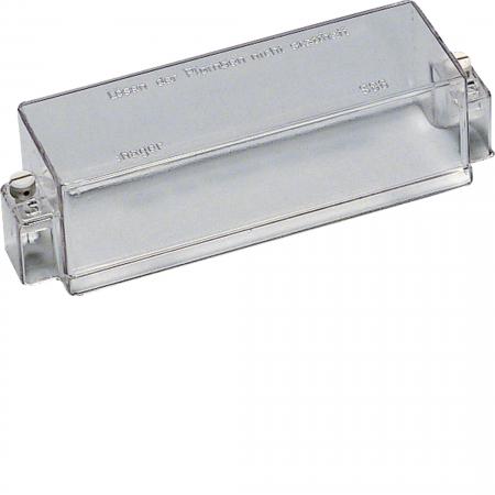 Hager Klarsichthaube,plomb. f. Geräte bis 9PLE