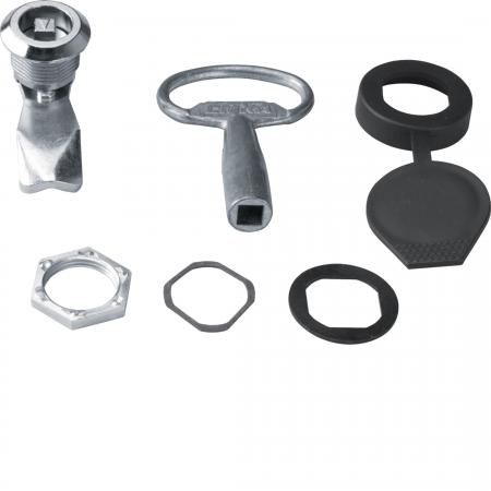 Hager Schließ.,univers,vierk.7mm,m.Schlüssel