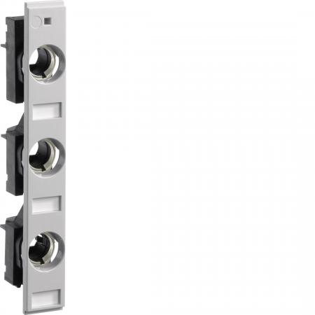 Hager Reitersicherungsunterteil D02 E18, 63A 3polig 60mm Sammelschiene Anschluss