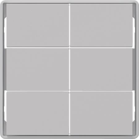 Berker 81183024 Tasten f.Tast.modul,6f,Q.x,alu