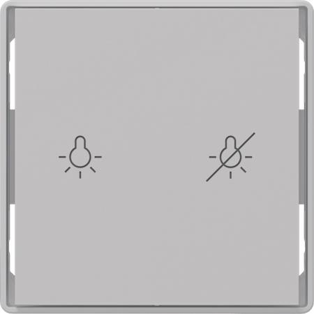 Berker 81181224 Tasten f.Tast.modul,1f,Q.x,alu,bel