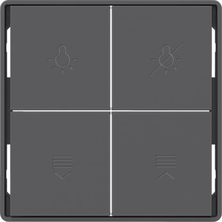 Berker 81182226 Tasten f.Tast.modul,4f,Q.x,ant,bel