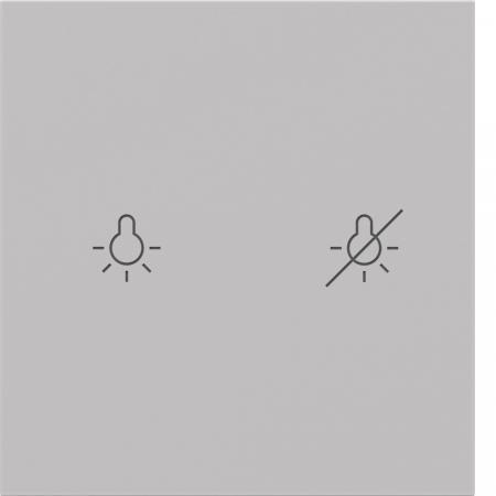 Berker 81181284 Tasten f.Tast.modul,1f,S.x/B.x,alu,bel