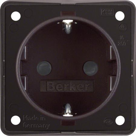 Berker 947792501 Steckdose SCHUKO eh BS braun matt