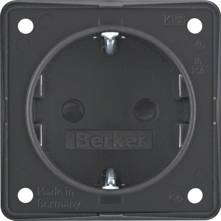 Berker 947792505 Steckdose SCHUKO eh BS anthrazit matt