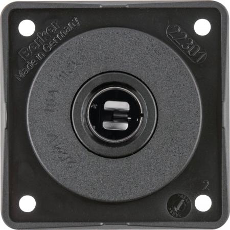 Berker 9451705 12V Steckdose Integro schwarz matt