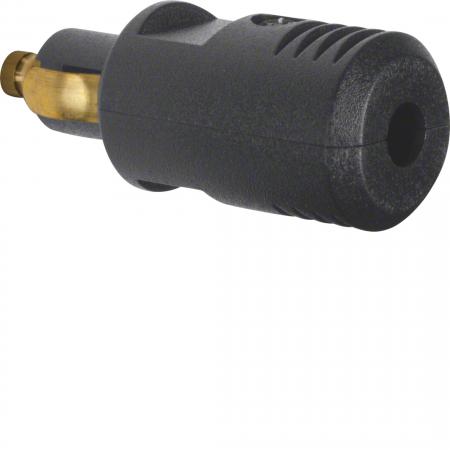 Berker 4637 KFZ-Stecker, ITG, 12V, schwarz matt