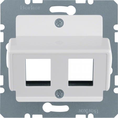 Berker 146309 Z-Platte M.Jacks AMP pw hgl