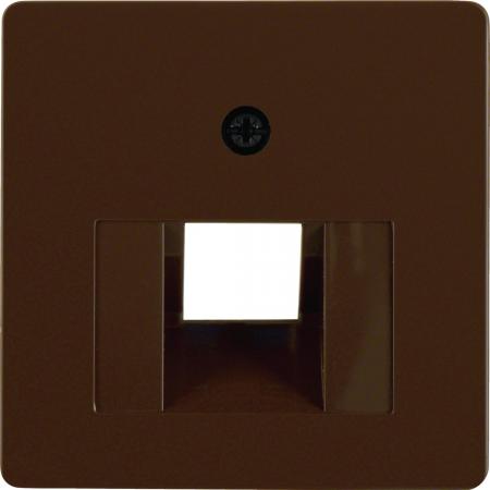 Berker 146801 Z-Platte UAE 1fach braun