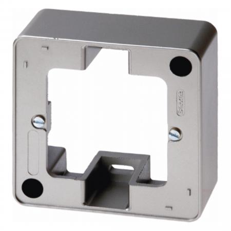 Berker 10299004 Aufputz-Rahmen 1fach Edelstahl lackiert