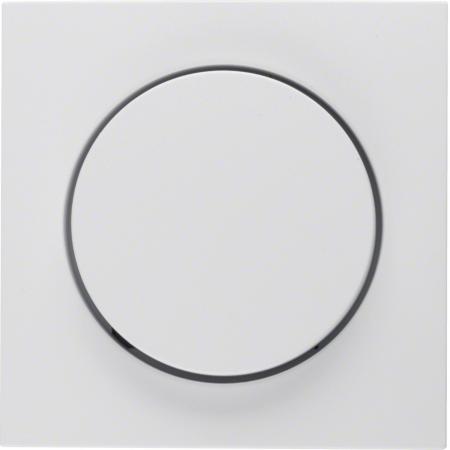 Berker 11371909 Zentralstück mit Regulierknopf für Drehdimmer S.1/B.3/B.7 polarw