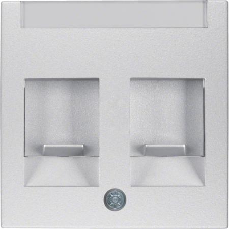 Berker 11811404 Zentralstück m Staubs u BF B.7 alu matt