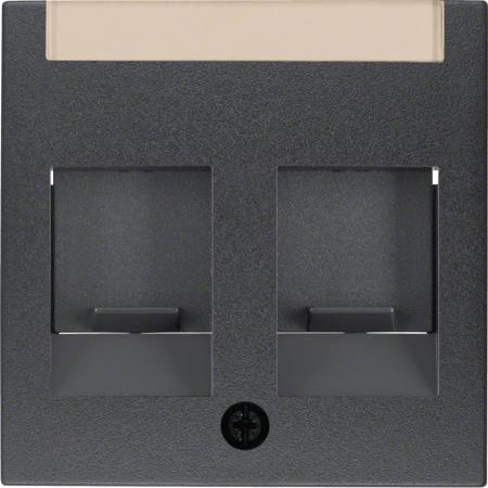 Berker 11811606 Zentralstück m Staubs u BF B.3/B.7 anth
