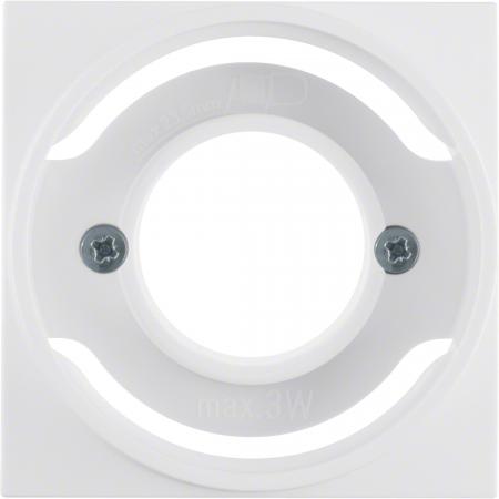 Berker 11981909 Zentralstück für Lichts E14 S.1/B.3/7 pw