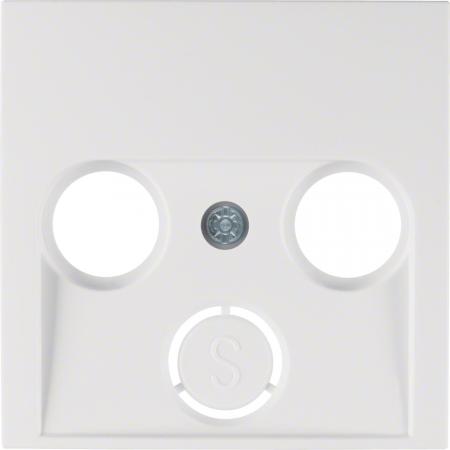 Berker 12031909 Zentralstück für Antennen-Steckdose 2- und 3Loch S.1/B.3/B.7 pol