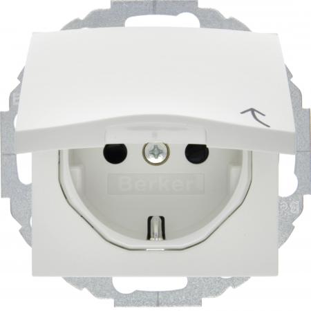 Berker 47441909 Steckdose SCHUKO m KD erh BS S1/B3/7 pw