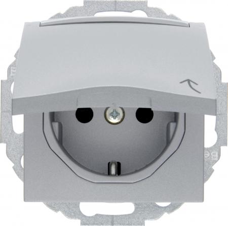 Berker 47461404 Steckd. SCHUKO KD BF erh BS S.1/B.x alu
