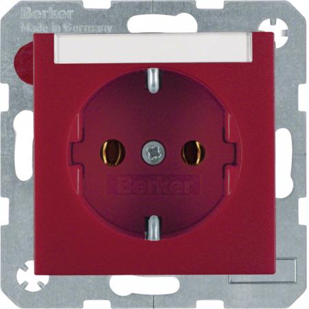 Berker 47501902 Steckdose SCHUKO m BF S.1/B.3/B.7 rot