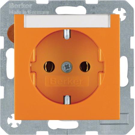 Berker 47501907 Steckdose SCHUKO m BF S.1/B.3/B.7 orange