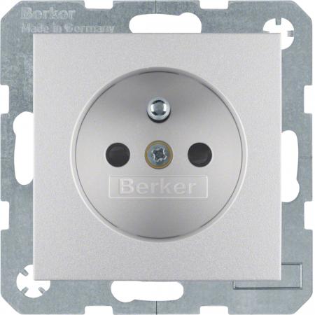 Berker 6765761404 Steckdose m SK-Stift erh. BS S.1/B.x alu