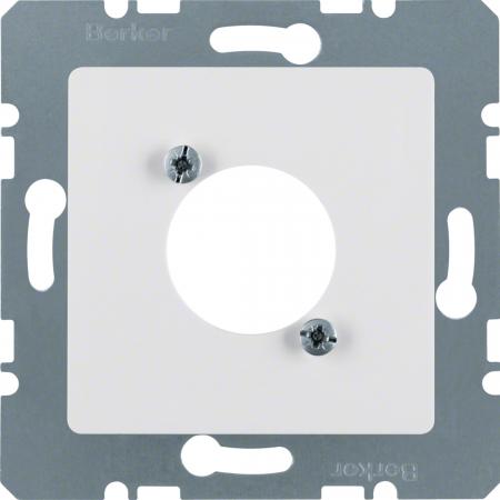 Berker 141209 Zentralplatte für XLR-D-Serie pw glän
