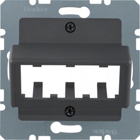 Berker 14271606 Zentralplatte f 3 MINI-COM Module ZP ant