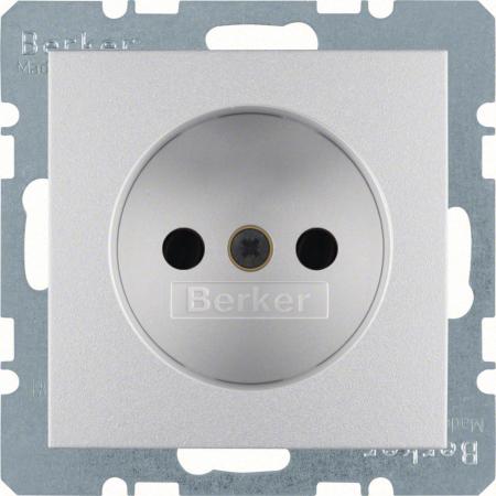Berker 6167331404 Steckd. ohne SK m EHBS S.1/B.x alu matt