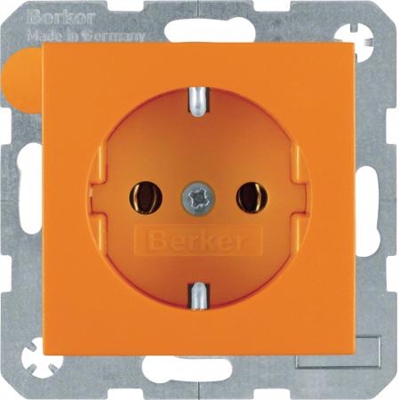 Berker 47431914 Steckdose SCHUKO S.1/B.3/B.7 orange matt